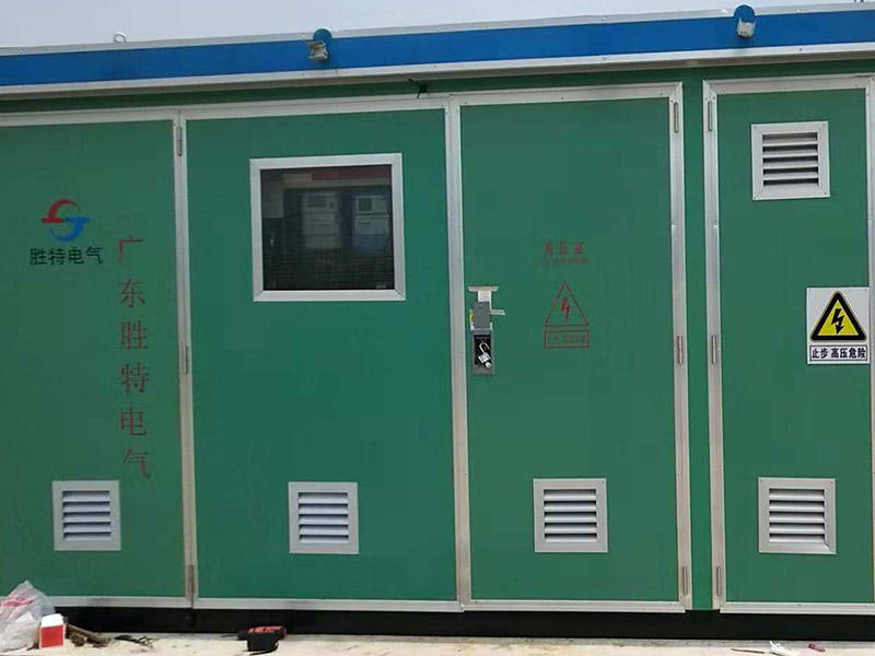 Instalación de transformadores de caja de estilo americano en la autopista Heyuan